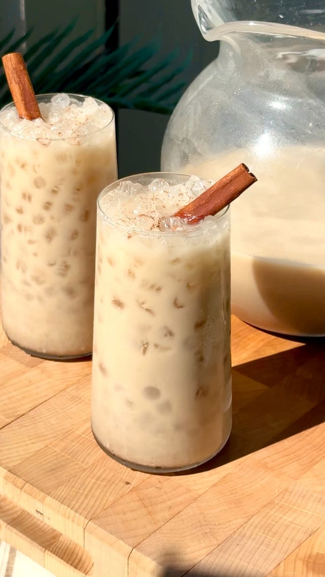 Salvadoran Horchata Drink.