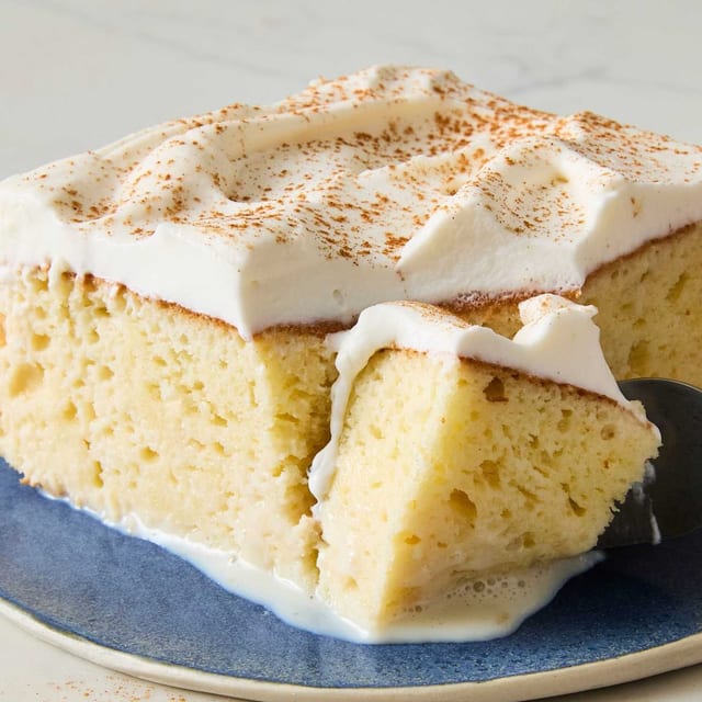 Tres Leches (Three Milk Cake).