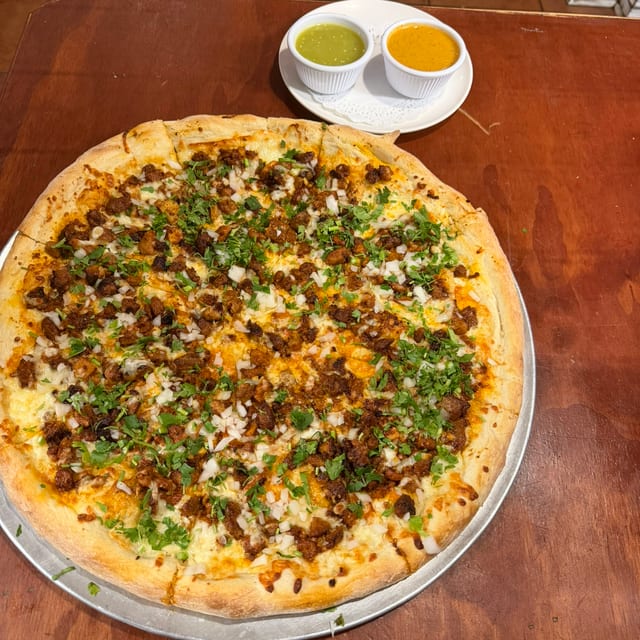 Al Pastor Taco Pizza.