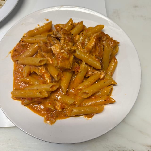 Penne Vodka Lunch.