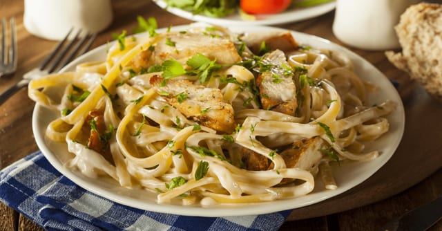 Fettuccine Alfredo.