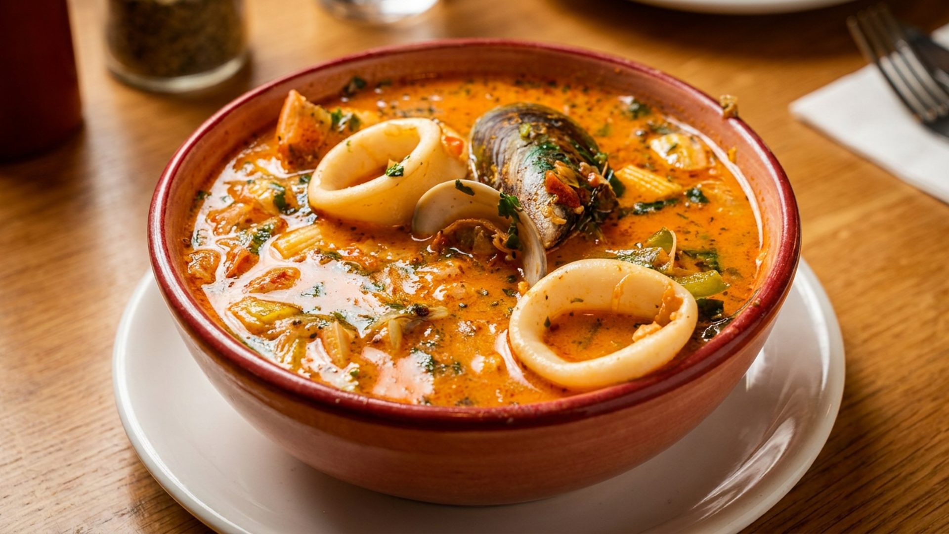 Sopa de Mariscos Salvadoreño