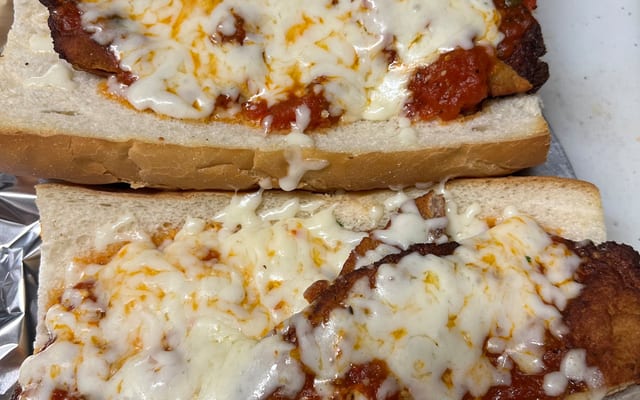 Chicken Parmesan Sandwich.