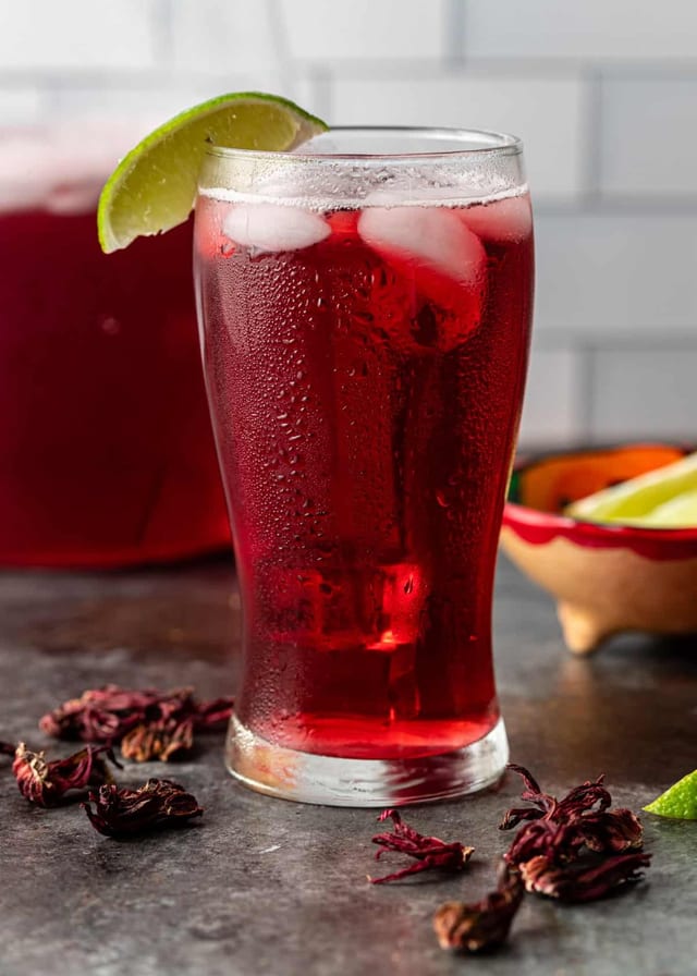 Jamaica (Iced Hibiscus Tea).