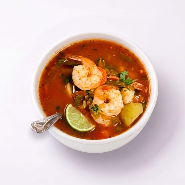 Sopa de Camarones (Shrimp Soup).
