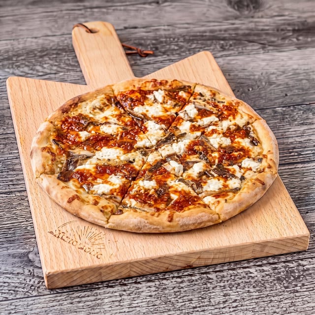 Chicken Parmesan Pizza.
